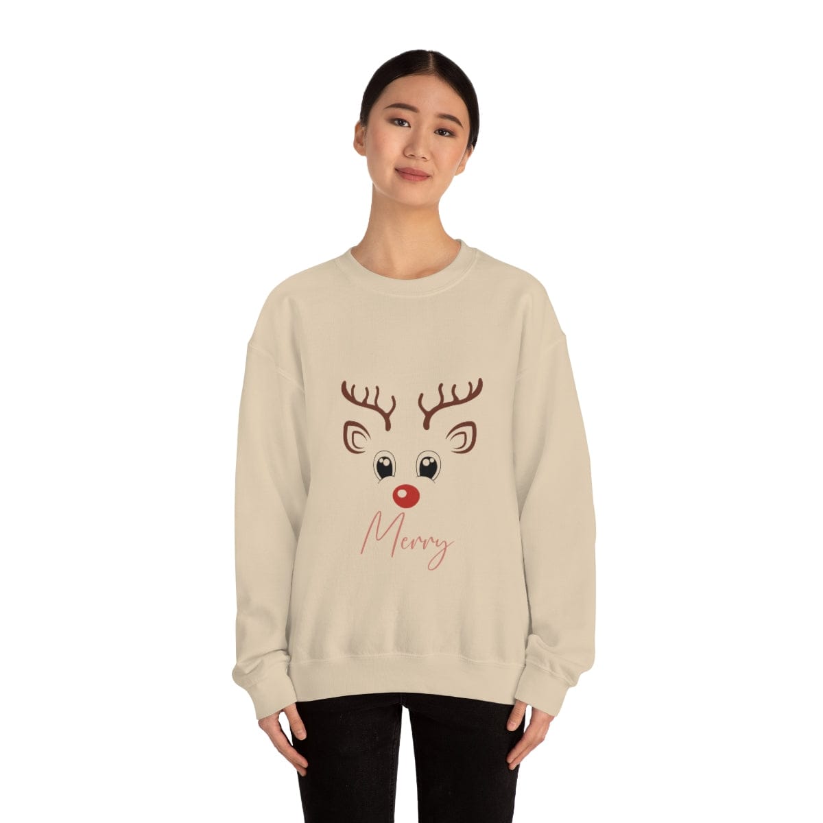 Reindeer Sweatshirt,Sweatshirt, Christmas Reindeer Sweatshirt,