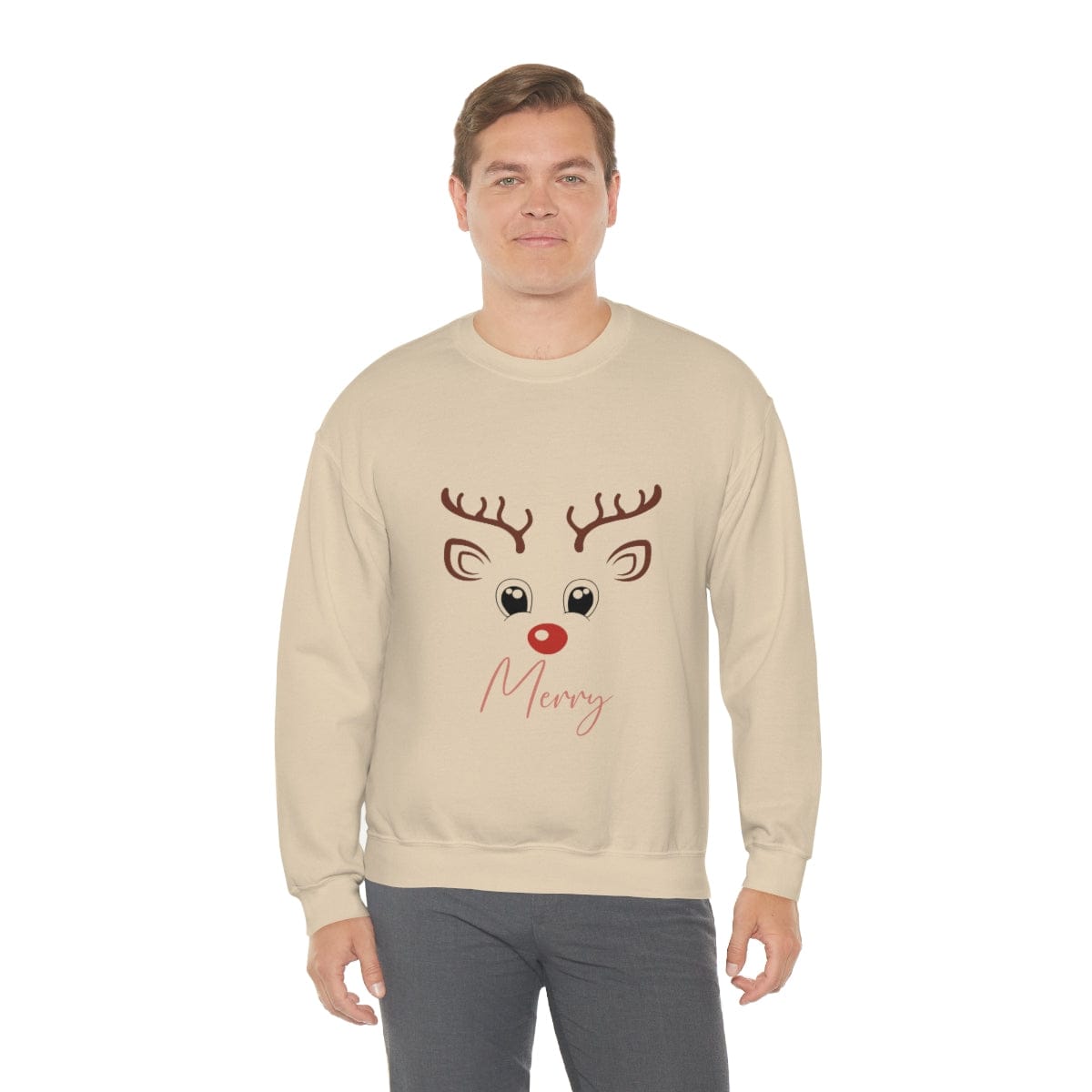 Reindeer Sweatshirt,Sweatshirt, Christmas Reindeer Sweatshirt,