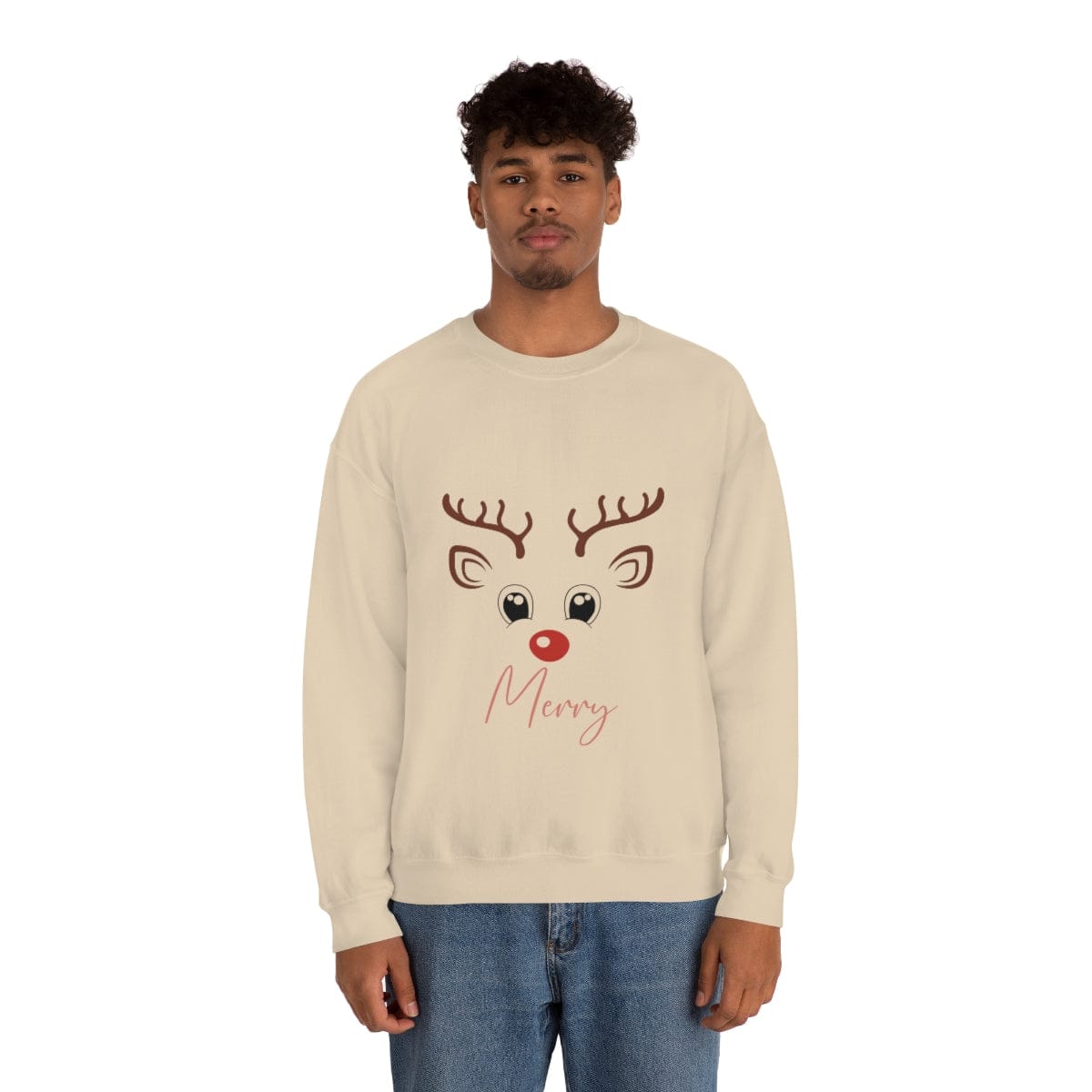 Reindeer Sweatshirt,Sweatshirt, Christmas Reindeer Sweatshirt,