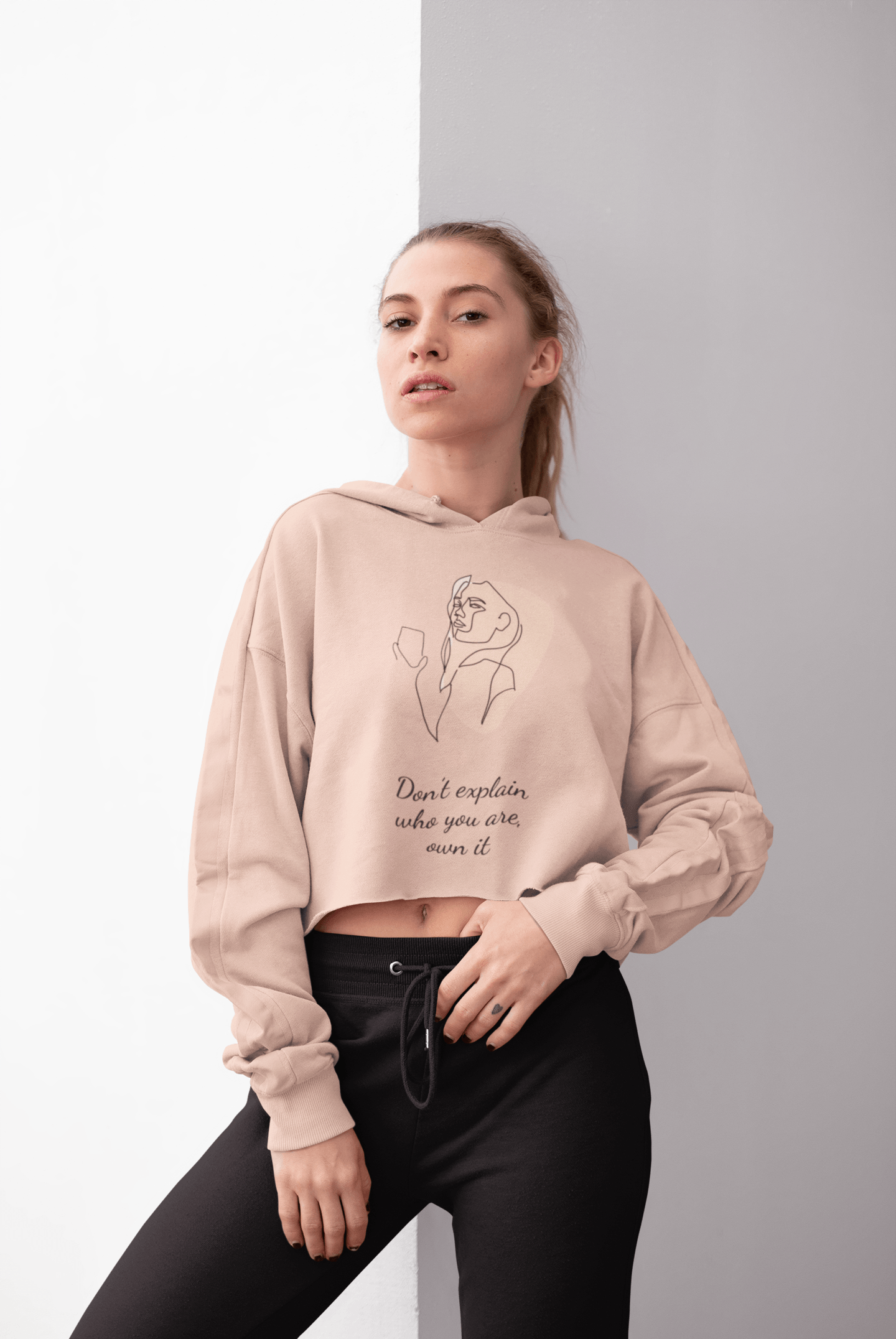 Own It Crop Hoodie